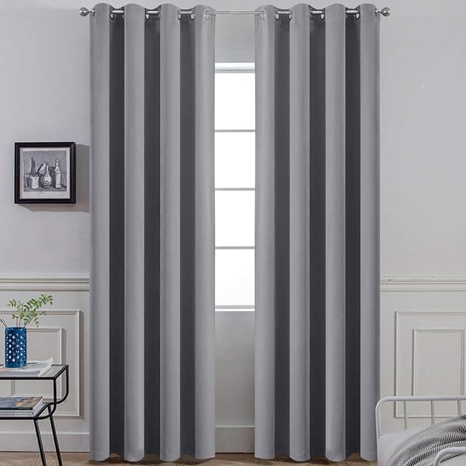 Yakamok Blackout Curtains Room Darkening Thermal Insulated Window Panels by Yakamok