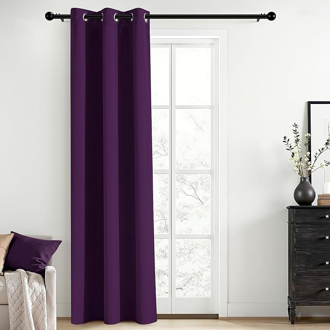 Yakamok Blackout Curtains for Bedroom, Thermal Insulated Blackout Grommet Top by Yakamok