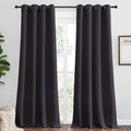 NICETOWN Greyish Purple Blackout Curtains 96 inches Length by NICETOWN