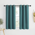 NICETOWN Sea Teal Kitchen Window Curtains Over Sink by NICETOWN