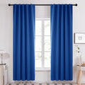 Deconovo Blackout Curtains, Thermal Insulated, W42 x L84 2 Panels, Back Tab by Deconovo