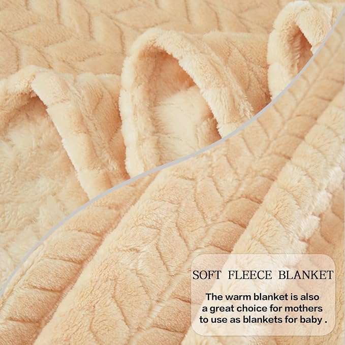 inhand Fleece Blanket for Bed, Super Soft Flannel Cozy King Bed Blanket for - Image 2