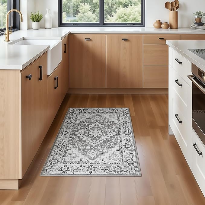 Lofus 2x3 Washable Rug for Entryway Bathroom, Non Slip Kitchen Mats for Floor - Image 4