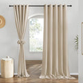 NICETOWN Flax Angora Linen Curtains by NICETOWN