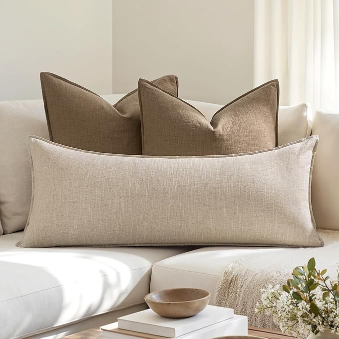 MIULEE Decorative Long Lumbar Throw Pillow Cover - Image 3