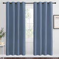 NICETOWN Stone Blue Room Darkening Curtain Panels 78" Length by NICETOWN