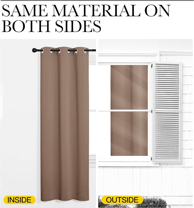 NICETOWN Bedroom Blackout Curtains and Drapes - Image 6