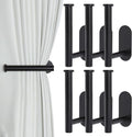 Groleca 6 Pack Adhesive Curtain Holdbacks Curtain Tie Backs Curtain Holdbacks by GROLECA