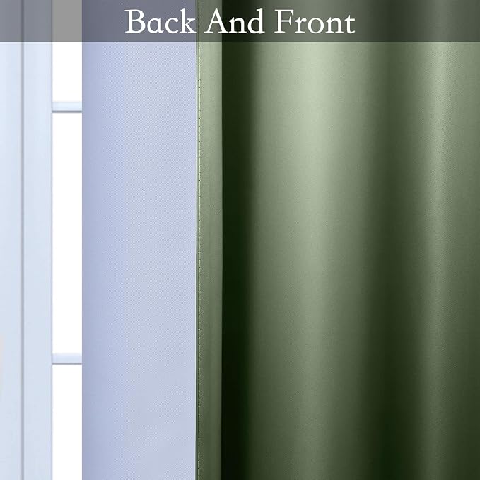 SimpleHome Ombre Room Darkening Curtains - Image 3