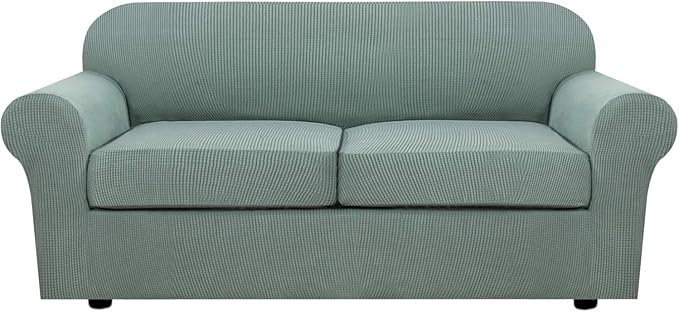 H.VERSAILTEX 3 Piece Stretch Sofa Covers by HVERSAILTEX