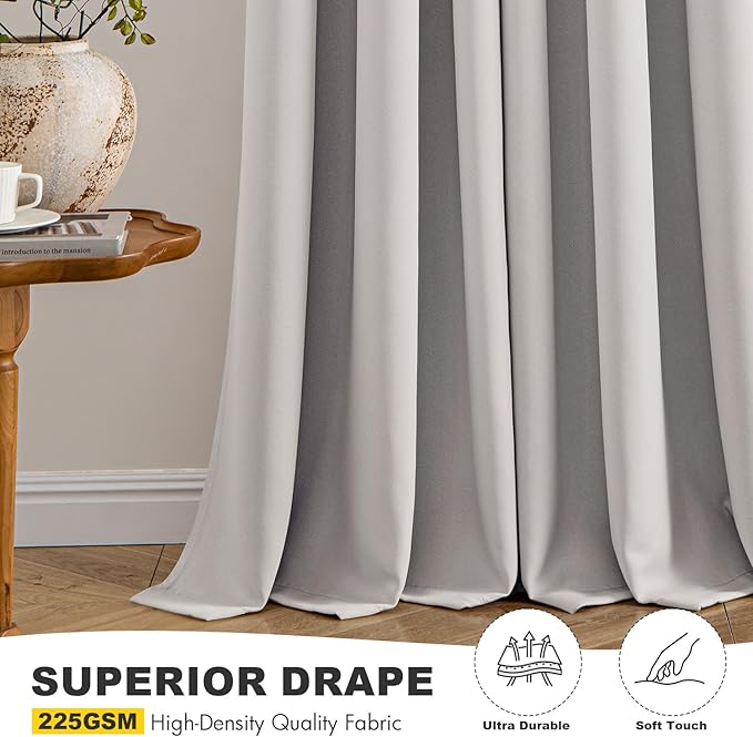MIULEE Cobblestone Blackout Curtains - Image 5