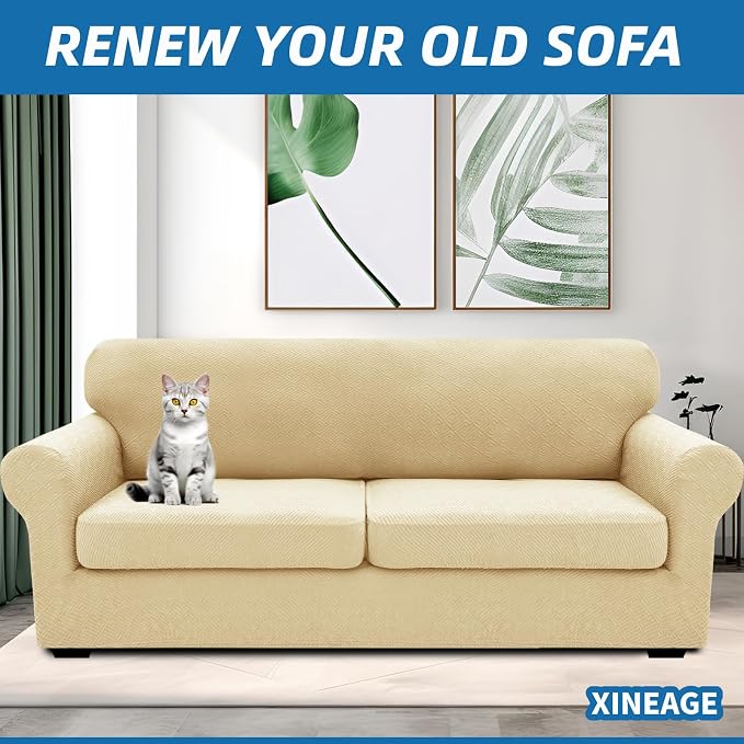 XINEAGE 2026 New 3 Pieces Couch Covers - Image 4