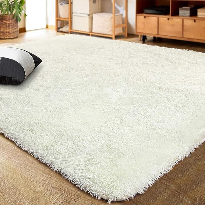 LOCHAS Ultra Soft Indoor Modern Area Rugs Fluffy Living Room Carpets by LOCHAS