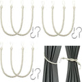 BEL AVENIR Curtain Ropes Tiebacks Tie-Backs, Curtain Handmade Holdbacks by BELAVENIR