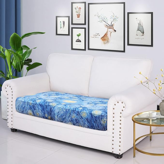 hyha Printed Couch Cushion Covers, Floral Sofa Covers Washable - Image 5