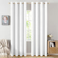 MIULEE 100% Blackout Linen Textured Curtains by MIULEE