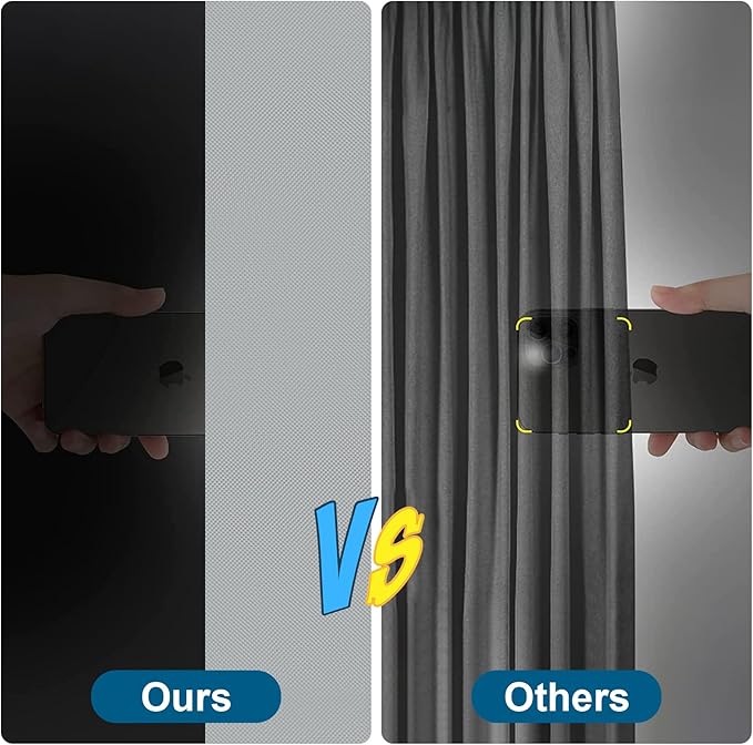 100% Blackout Curtains for Bedroom, Portable DIY Window Blinds, No Drill Window - Image 4