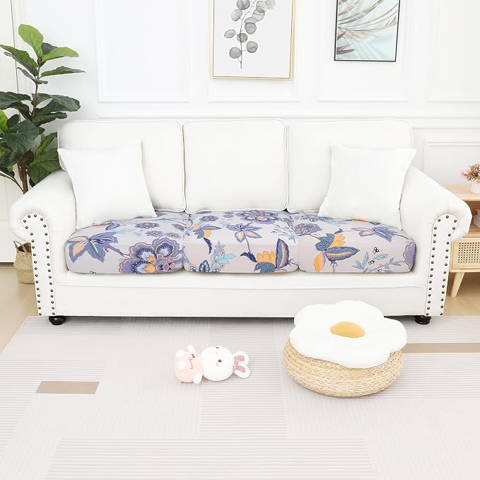 Smiry Printed Couch Cushion Covers, Stretch Soft Couch Covers - Image 5
