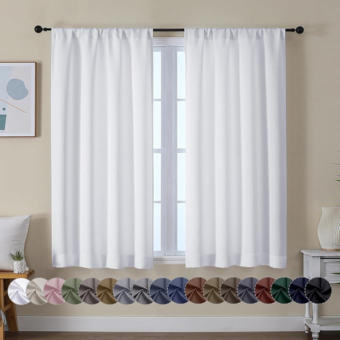 Simplebrand Ava Pure White Curtains by Simplebrand