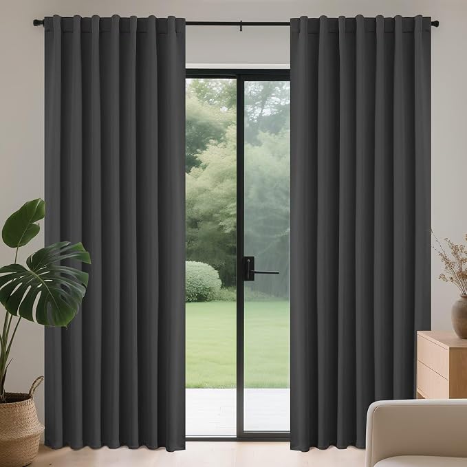 Joydeco 90 Inch Blackout Curtains by JOYDECO