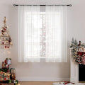 MIULEE Ivory Window Sheer Curtains by MIULEE