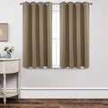 Joydeco Blackout Curtains 45 Inch Length 2 Panels Set, Thermal Insulated Long by JOYDECO