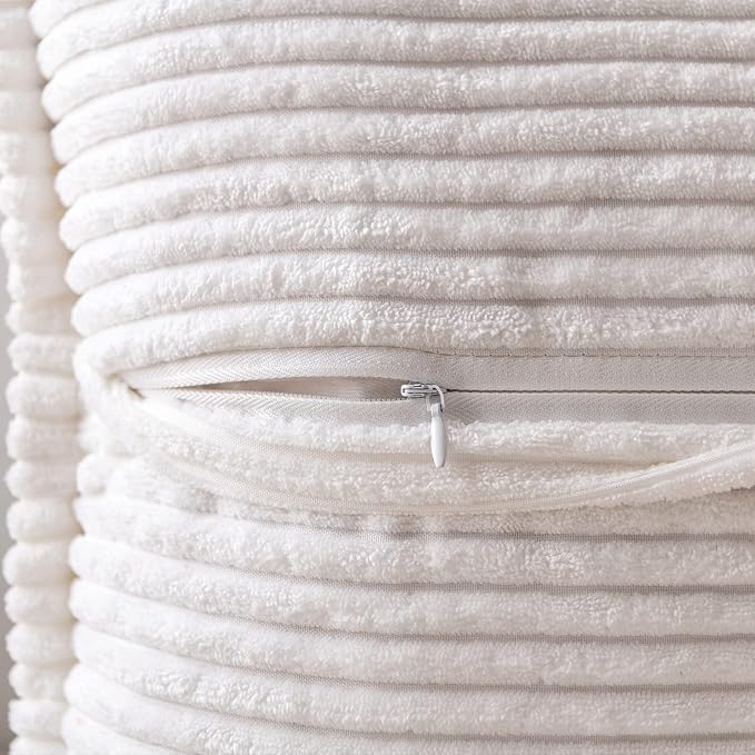 MIULEE Decorative Euro Sham Throw Pillow Covers - Image 3