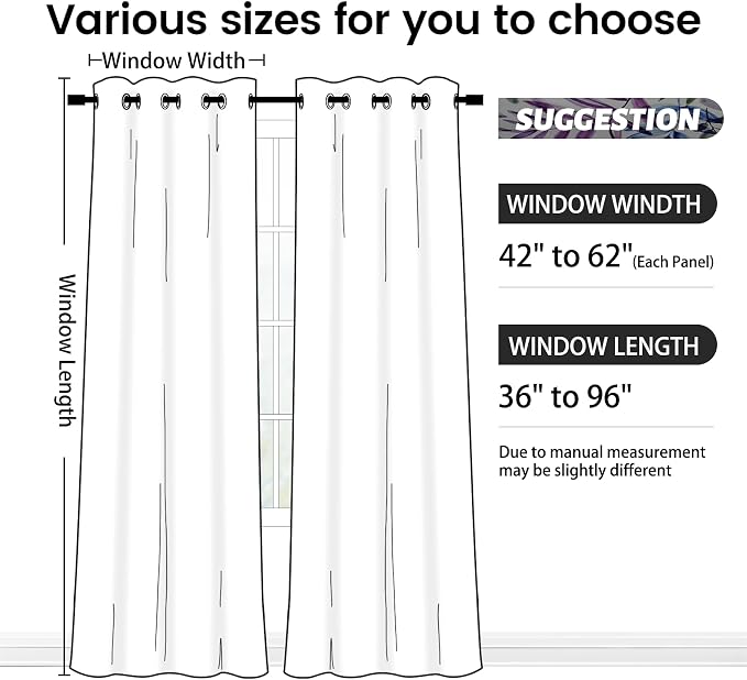 SimpleHome 100% Blackout Curtains - Image 6