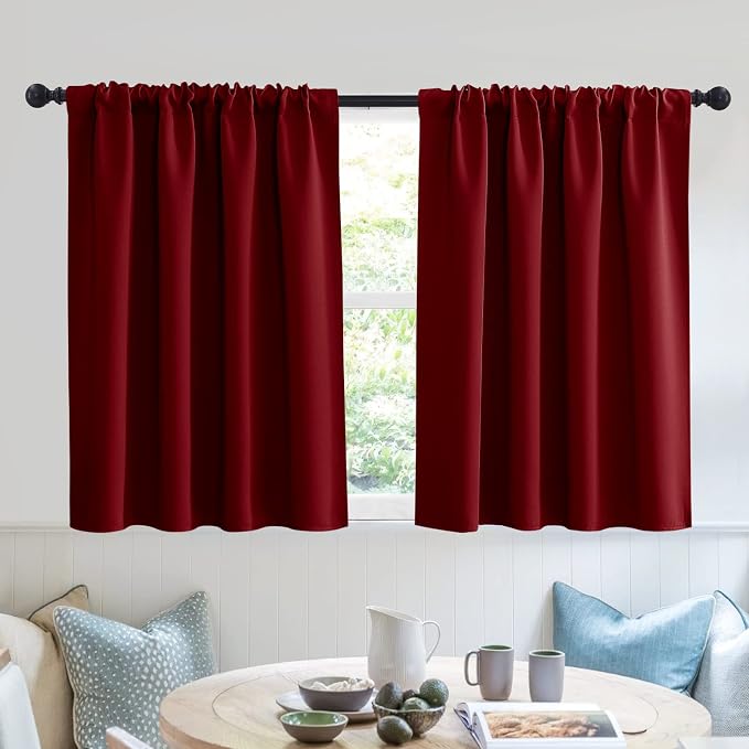 RYB HOME Short Blackout Curtains by RYBHOME