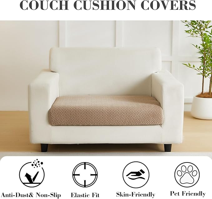 Sofa Covers Couch Covers for Sofa Pet Friendly Couch Cushion Covers Universal - Image 3