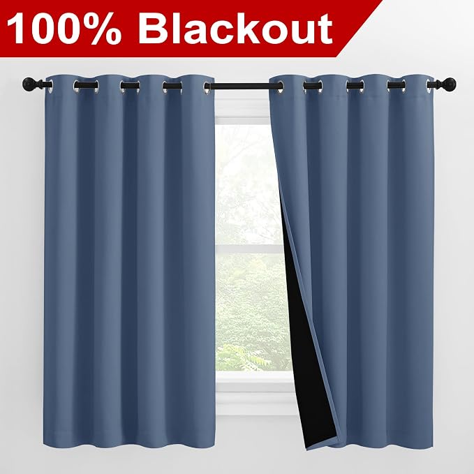 NICETOWN Noise Reducing 100% Blackout Curtains - Image 2