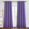 NICETOWN Lilac Purple Curtains 96 inches Long, Grommet Thermal Insulated by NICETOWN