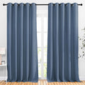 NICETOWN Stone Blue Room Divider Curtains 118 inches Long 2 Panels, Grommet by NICETOWN
