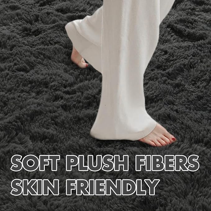 9x12 Ft Extra Large Shag Rugs for Living Room, Ultra Soft Fluffy Furry Area - Image 4