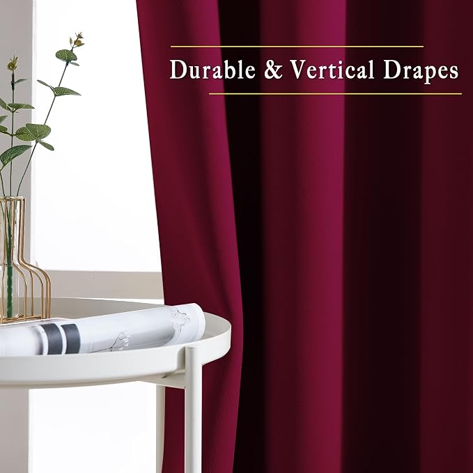 NICETOWN 84 inches Bedroom Curtains Panels - Image 5