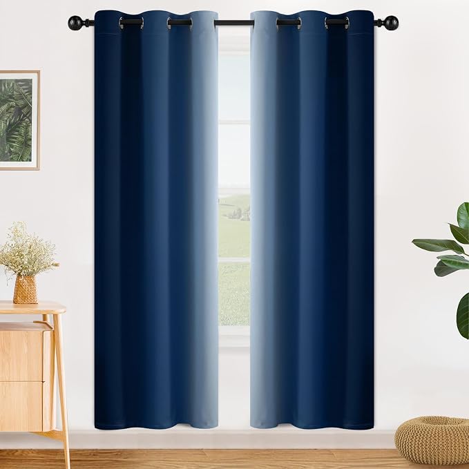 SimpleHome Ombre Room Darkening Curtains by SimpleHome