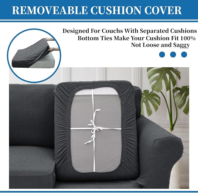 XINEAGE 2026 New 3 Pieces Couch Covers - Image 4