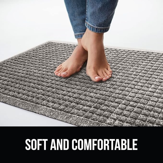 GORILLA GRIP® Ultra Absorbent Front Door Mat Outside Entrance, Traps Dirt and - Image 8