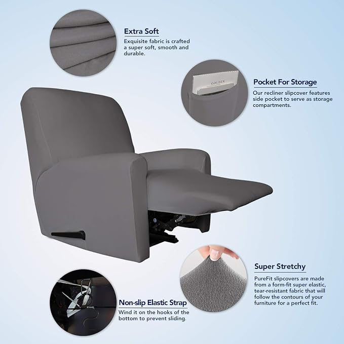 PureFit Super Stretch Chair Sofa Slipcover - Image 3
