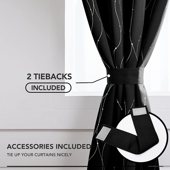 Deconovo Blackout Curtains for Bedroom, 72 Inch Length - Image 5