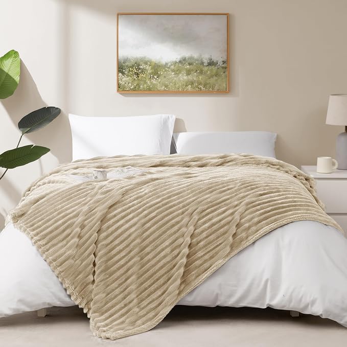 HIMEET Linen Ribbed Throw Blanket - Image 7