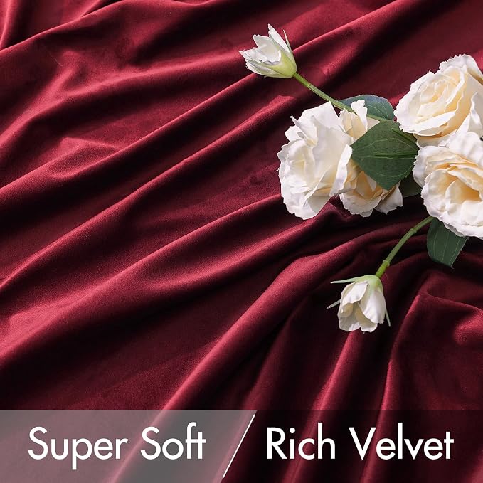 MIULEE Velvet Curtains 84 inches 2 Panels - Image 4