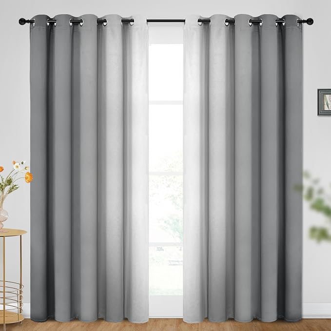 SimpleHome Ombre Room Darkening Curtains by SimpleHome