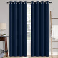 MIULEE 90 Inches Linen Textured Curtains by MIULEE