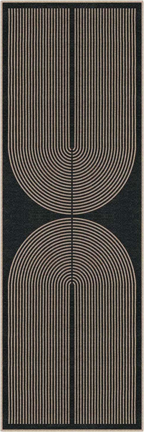 Lahome Enfys Modern Rainbow Hallway Runner Rug, 2x6 Washable Easy Jute Rugs - Image 7