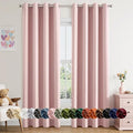 MIULEE Baby Pink Blackout Curtains by MIULEE