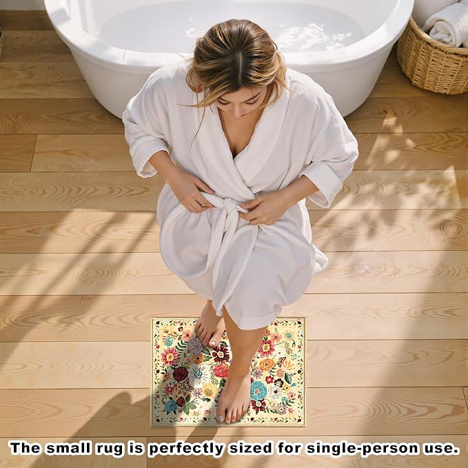 Area rugs 24x17 Inch Home Decor Entry Rug, Small Door Mat Bath Mats - Image 2