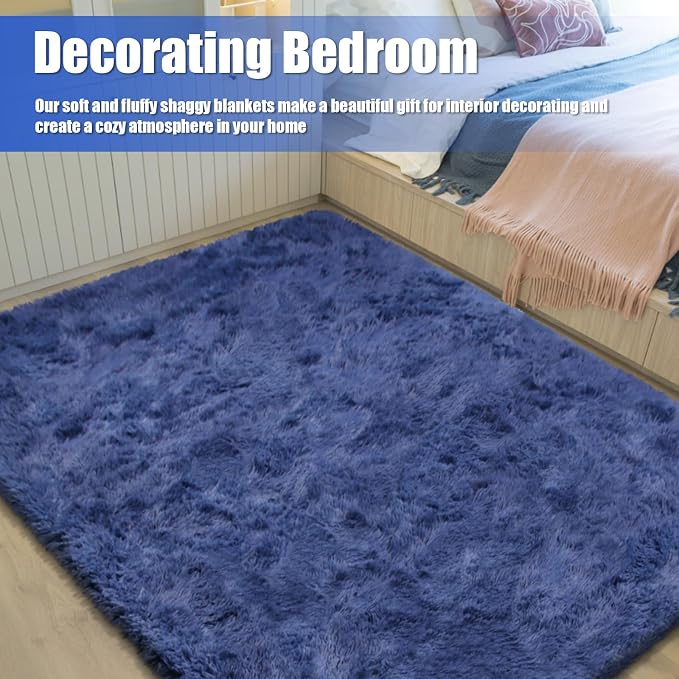 9x12 Fluffy Area Rugs for Living Room, Large Fuzzy Shag Area Rug for Bedroom - Image 6