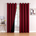 ChrisDowa 100% Blackout Curtains 80 inch Long by ChrisDowa