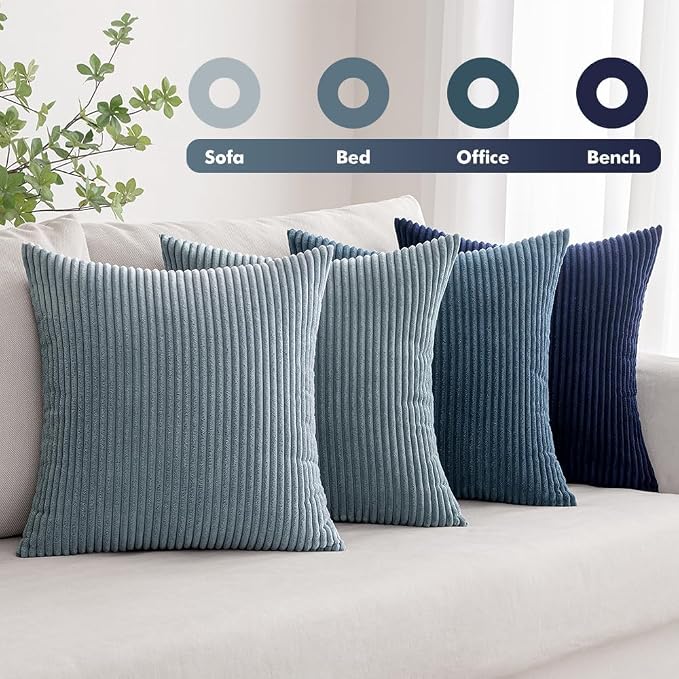 MIULEE Summer Throw Pillow Covers 24x24 Inch Set of 4 Western Neutral - Image 5